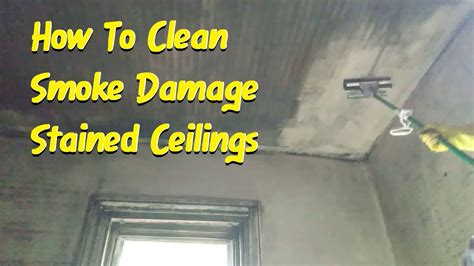 house ceiling has a metal cylinder smoke|How to Remove Soot From Ceiling Safely .